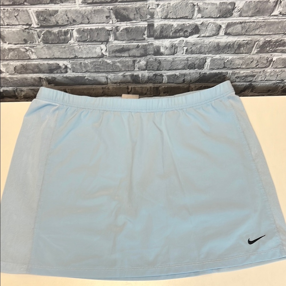Light Blue Athletic Skorts  with‎ Logo